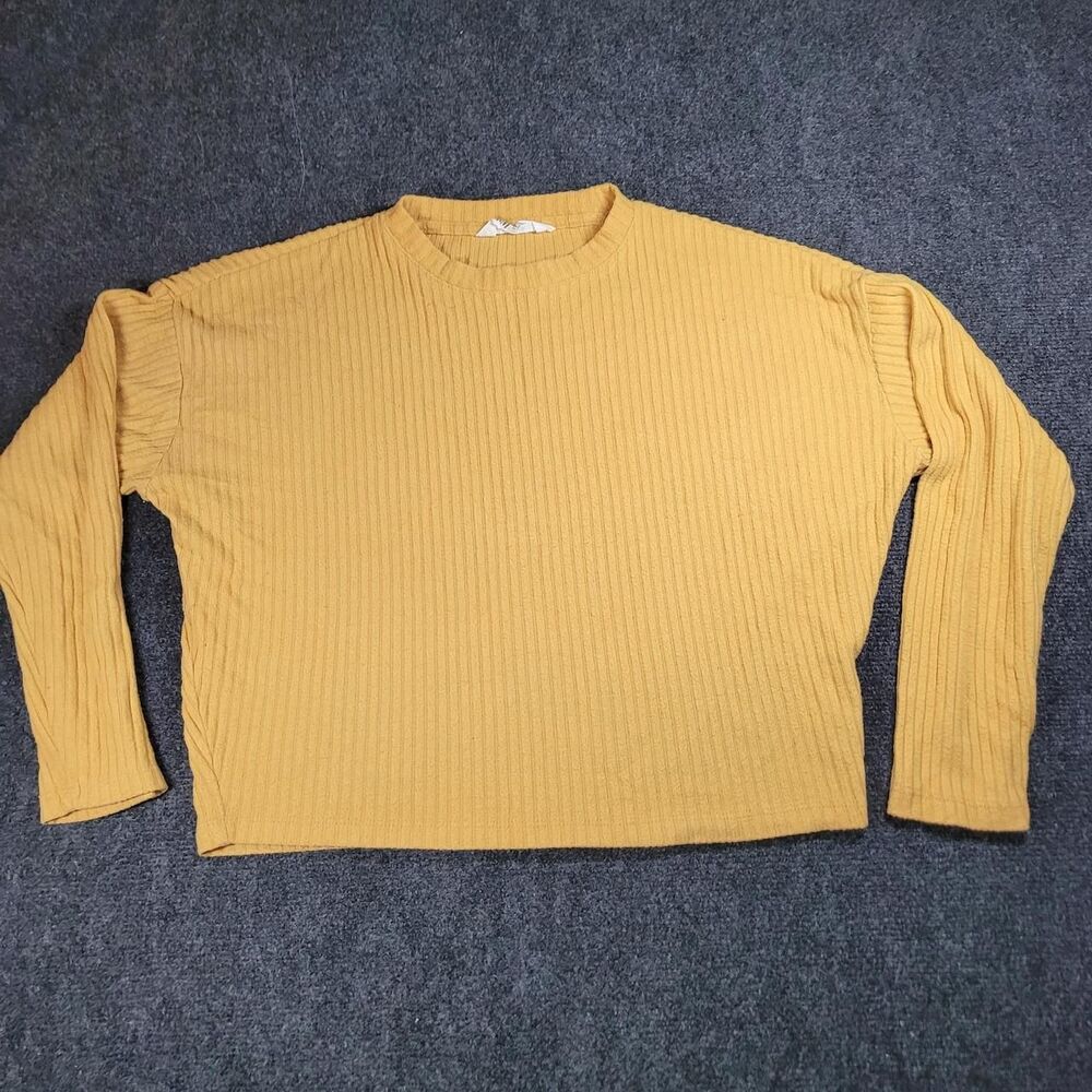 H-m Women's Yellow and Orange Jumper